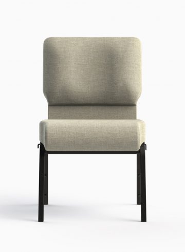 7701-HZ Shown in CULP Archetype - Quartz Fabric & Textured Black Frame