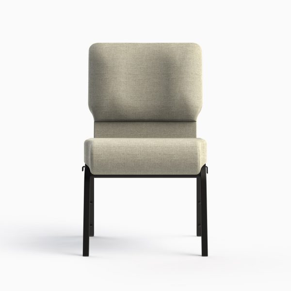 7701-HZ Shown in CULP Archetype - Quartz Fabric & Textured Black Frame