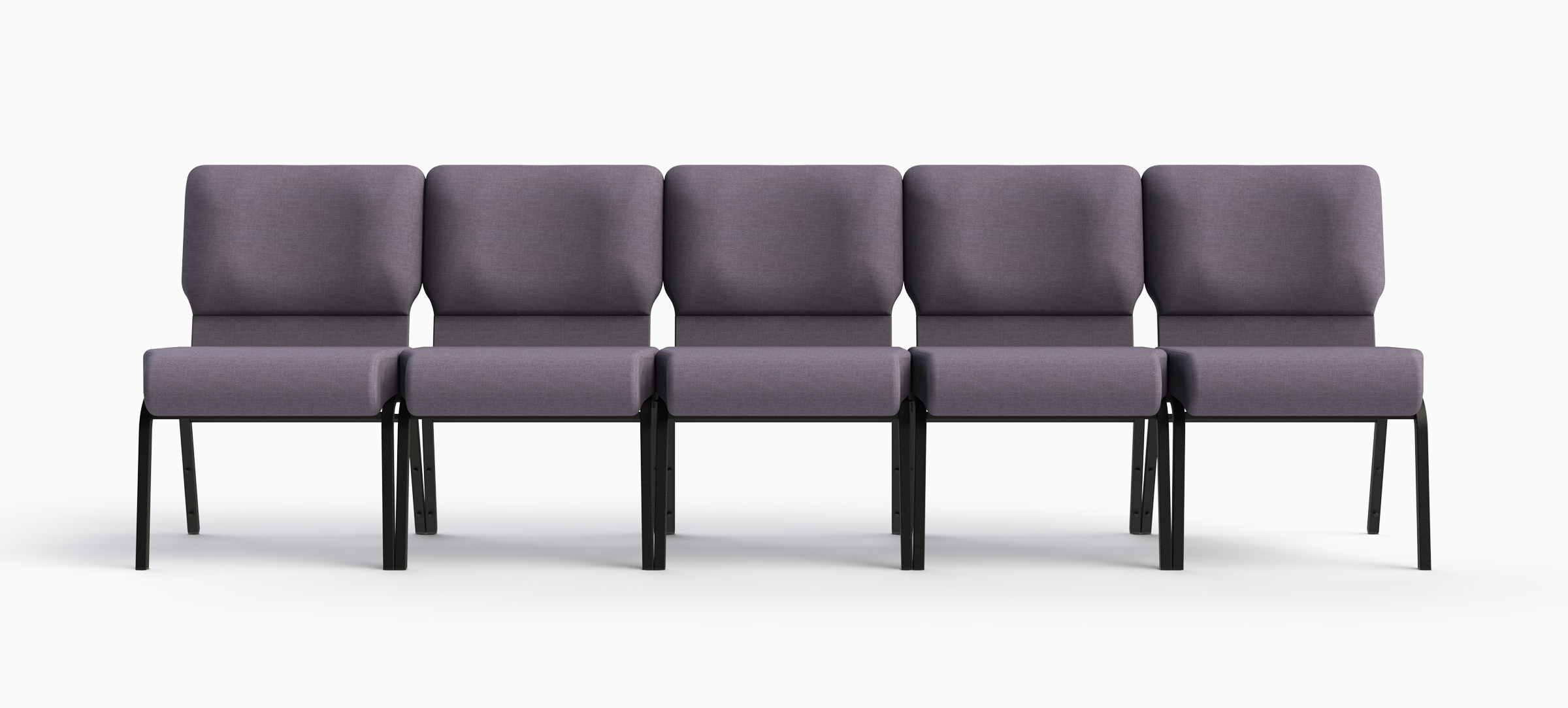 Purple Church Chairs by ComforTek (Interlocked)