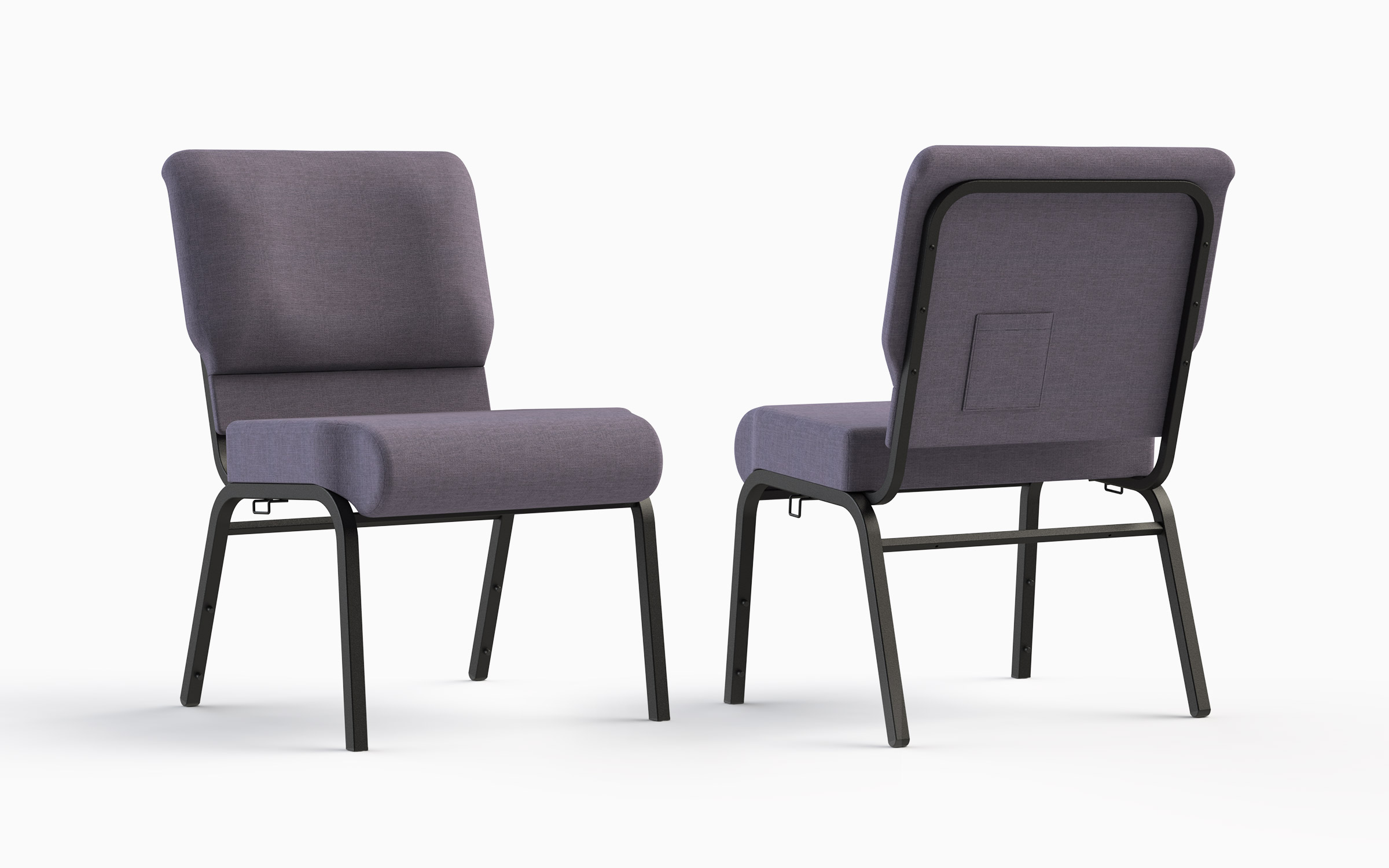 Purple Church Chairs by ComforTek
