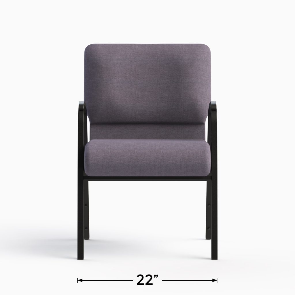 22" Armed Church Chairs by ComforTek