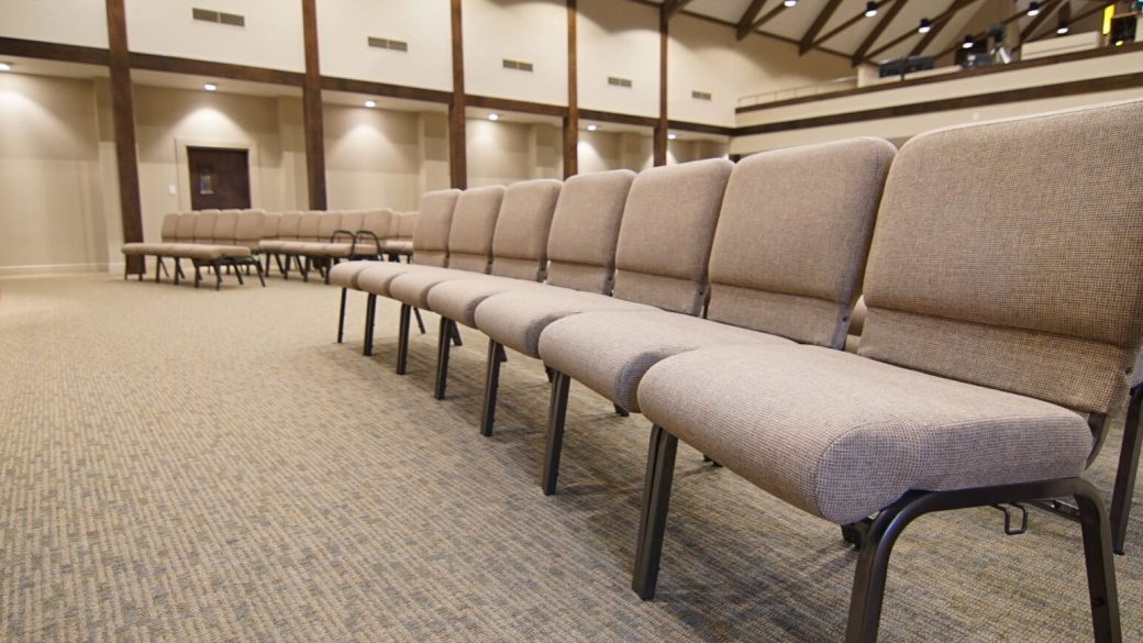 How to Disinfect Fabric Church Chairs