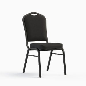 Paradigm Smoke / Textured Black Frame - Stocking Chair