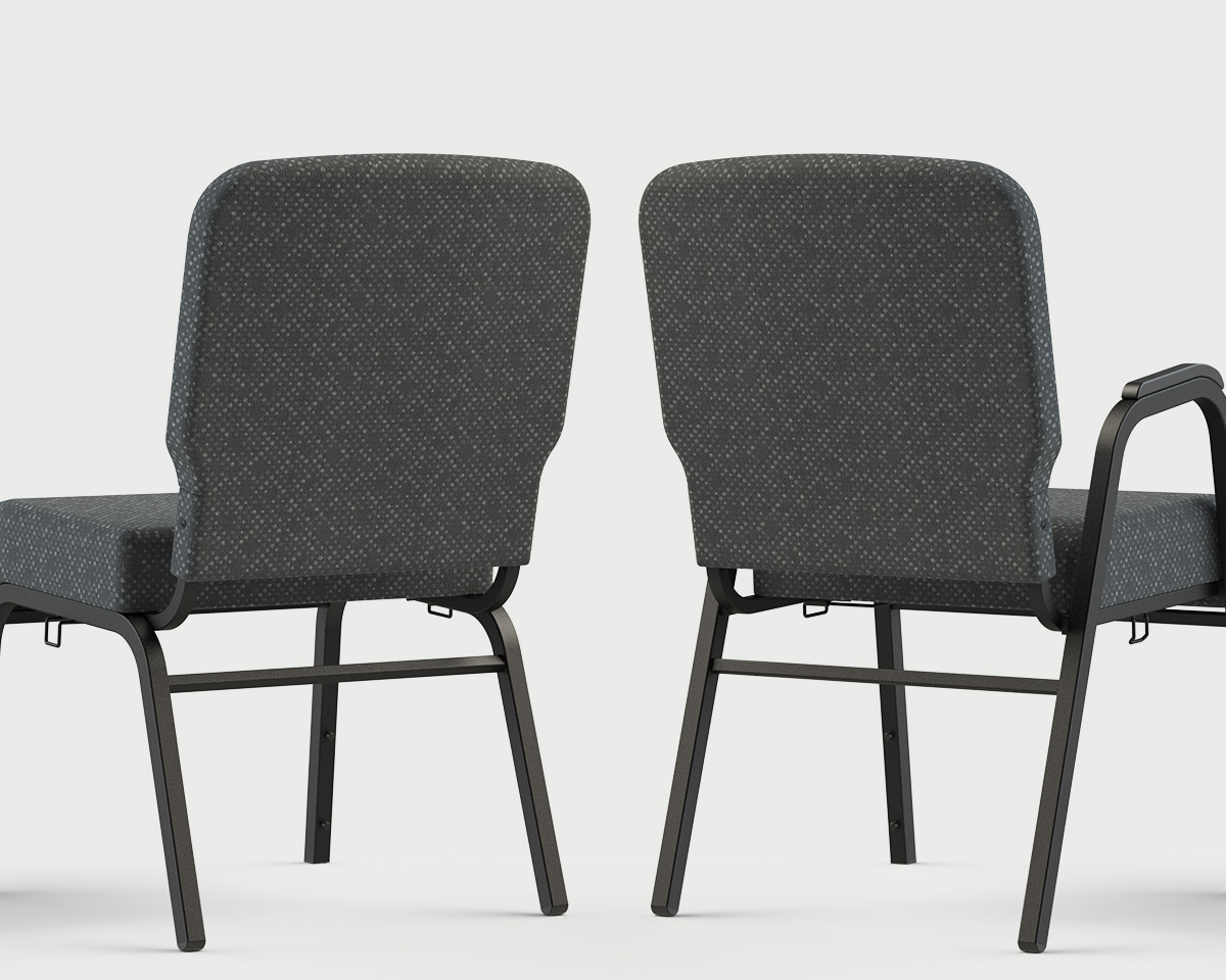 Enclosed Back Church Chairs by ComforTek