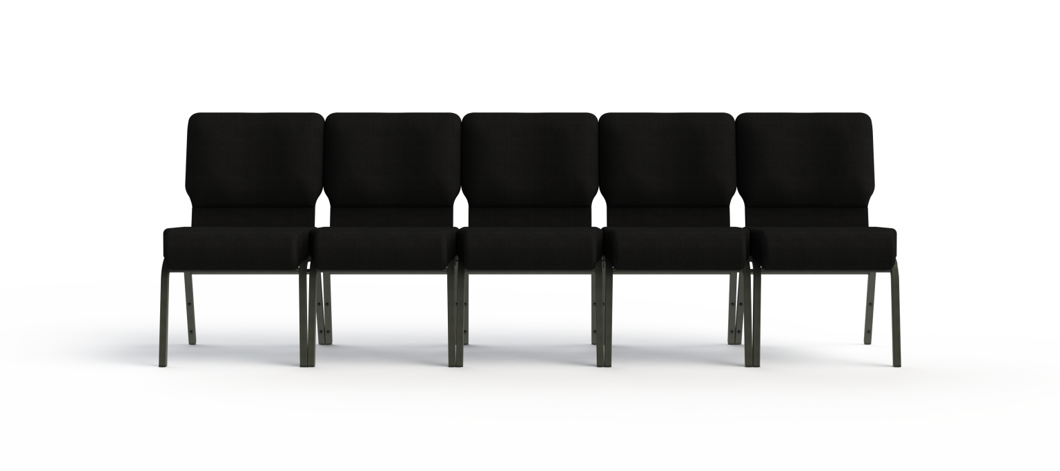 Black Church Chairs for sale | ComforTek Seating Inc.